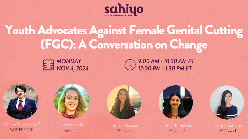 Join Us for an Inspiring Webinar: Youth Advocates Against Female Genital Cutting - A Conversation on Change